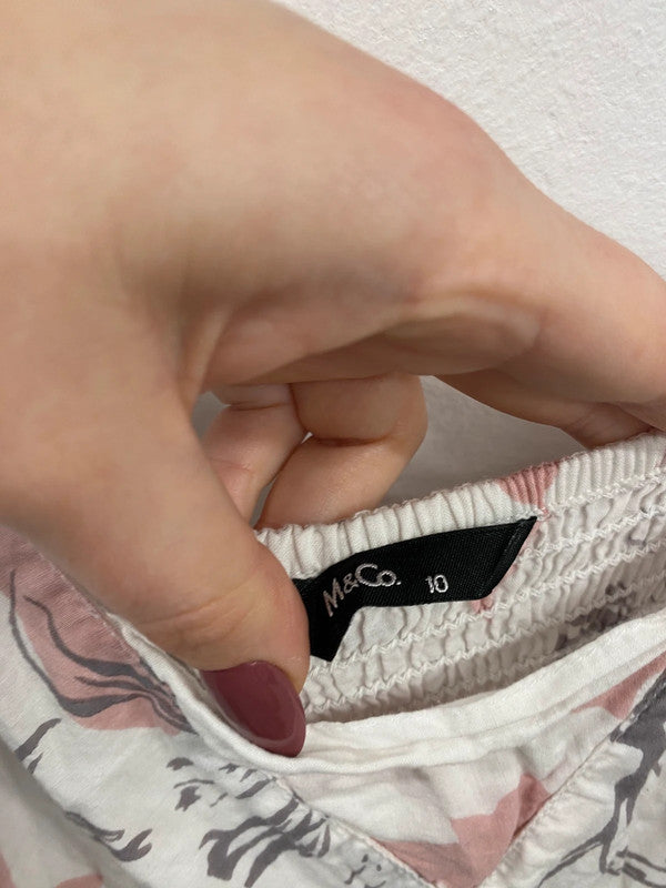 Fabulous M&Co Floral Ombré Boho Mini Dress UK10 MH456