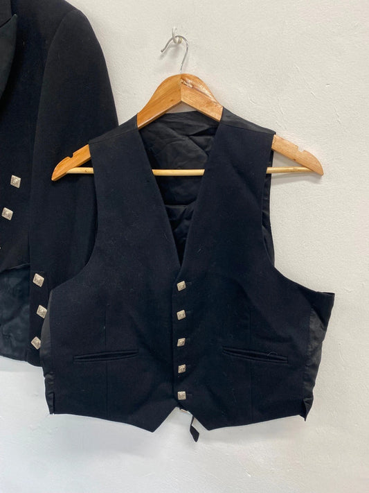 Fab traditional kilt jacket & waistcoat Prince Charlie UK40 long #103 MD001