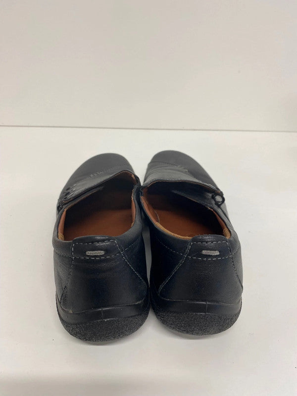 Fabulous Hotter Black Shout Leather Comfort Shoes UK6 DB457