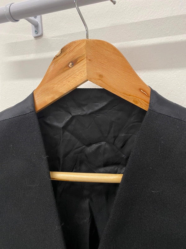 Prince Charlie Black Scottish Waistcoat 40R Traditional ex hire #66 MD001