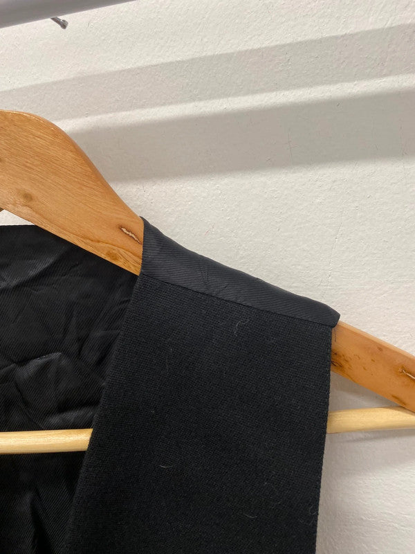 Prince Charlie Black Scottish Waistcoat 40R Traditional ex hire #66 MD001