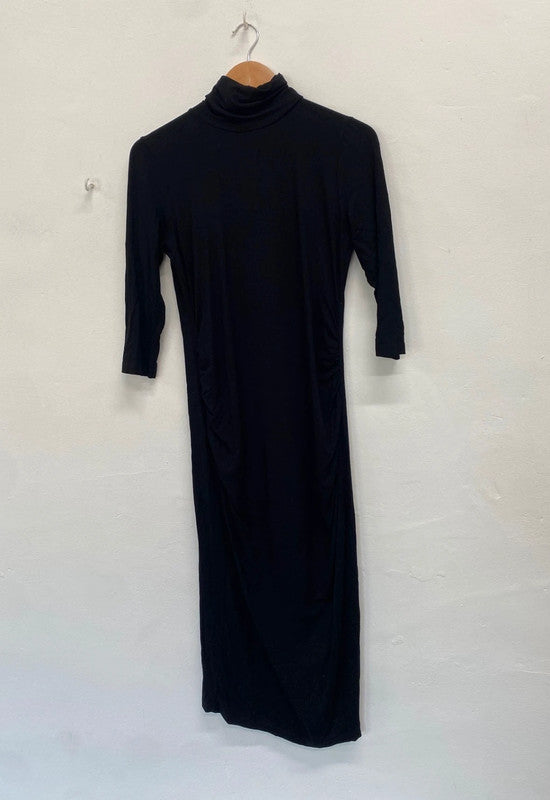 Fabulous Isabella oliver Grayson maternity Dress UK 12 Black AS001