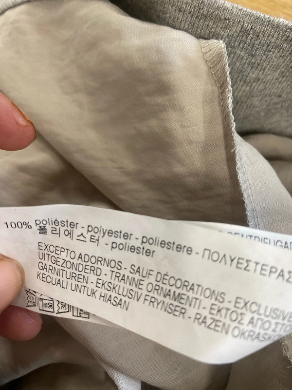 Fabulous Zara grey & Champagne loose bomber jacket UkM GM143