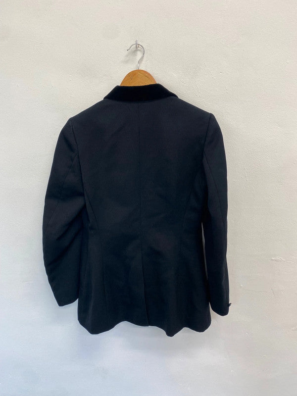 Fabulous Pytchley Show equestrian horse riding jacket UK 12 Black GM143