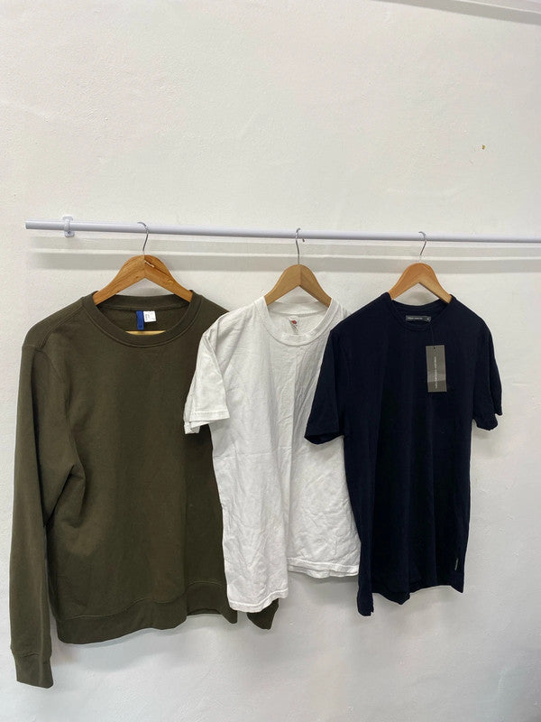 Fabulous men’s basic T shirt Jumper trio Classic H&M French connection UkM #29 GM143