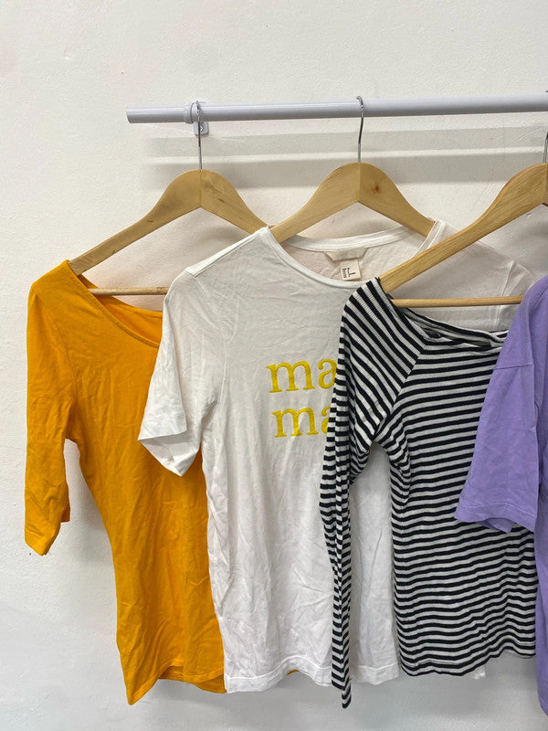 Fabulous bundle of T-shirts printed UK M h&m #41 GM143