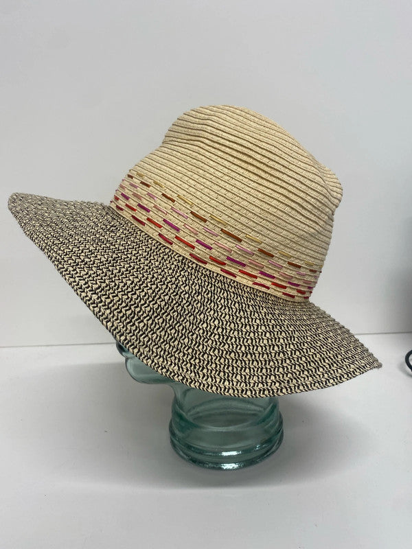Fabulous Accesorize straw boho summer hat One size GM143