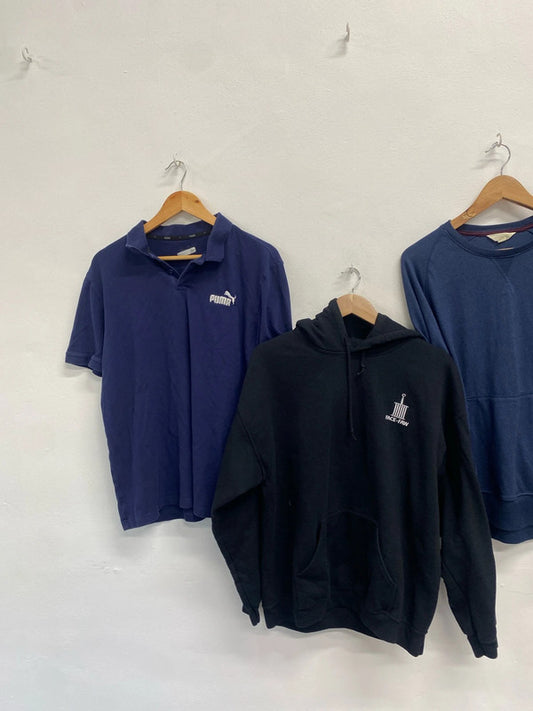 Classic men’s casual bundle hoodie T-shirt jack wills lounge Gildan UK L #62 GM143