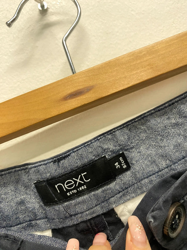 Classic men’s bundle of navy cargo and chino shorts route one next W34-36 #64 GM143