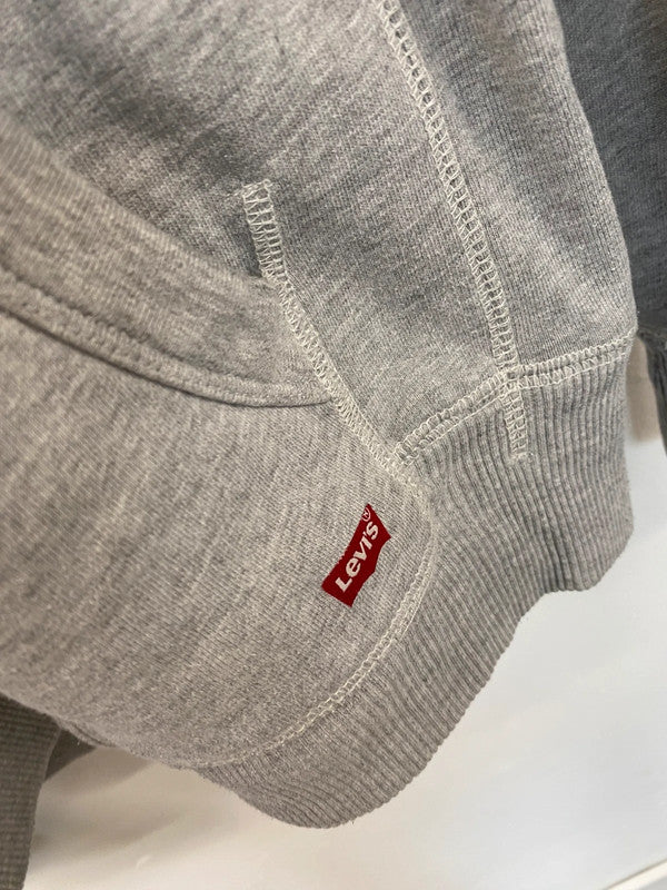 Fabulous Levi’s Men’s Zip through Grey hoodie UkS ZB458