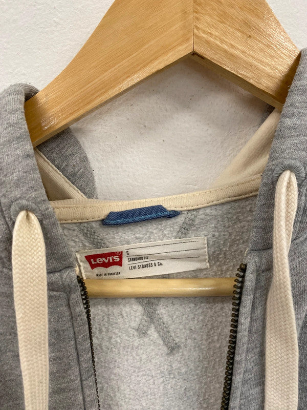 Fabulous Levi’s Men’s Zip through Grey hoodie UkS ZB458
