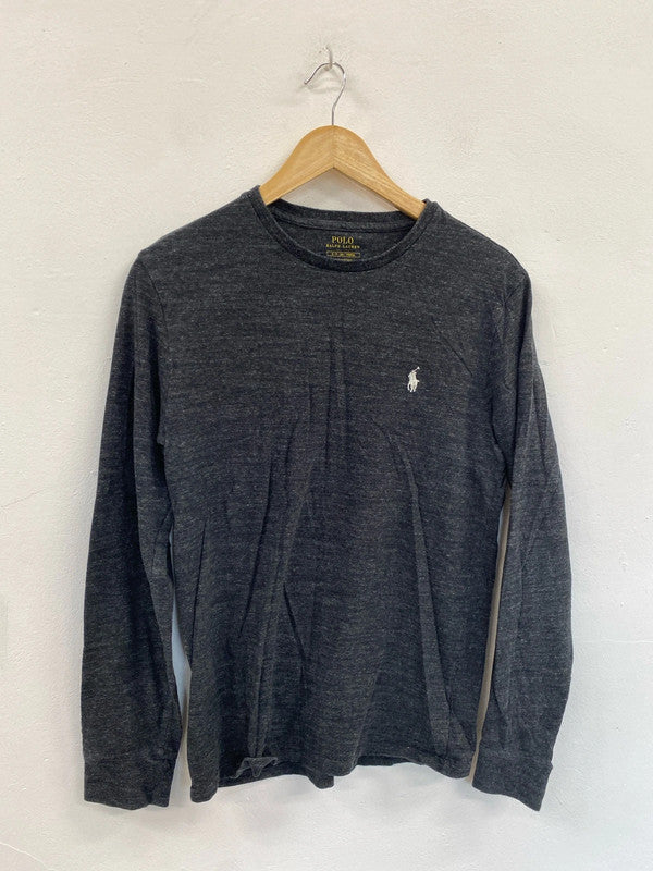 Fabulous Men’s Polo Ralph Lauren Classic long sleeve Tee Grey Marl UKS KB458