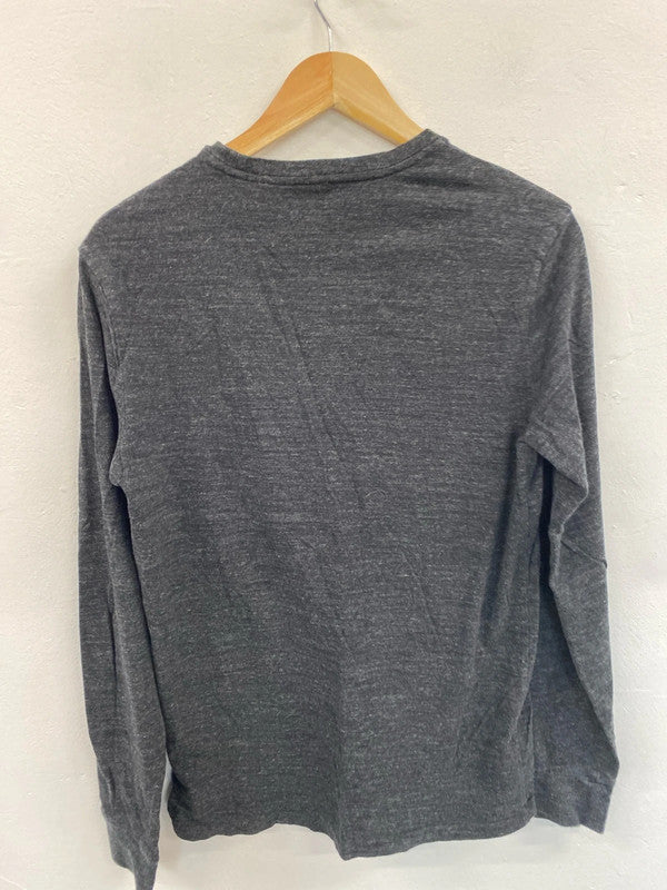 Fabulous Men’s Polo Ralph Lauren Classic long sleeve Tee Grey Marl UKS KB458
