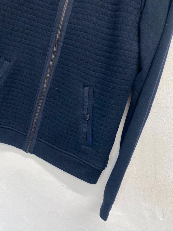 Fabulous Ted Baker Bomber Jacket UK M Navy ZB458