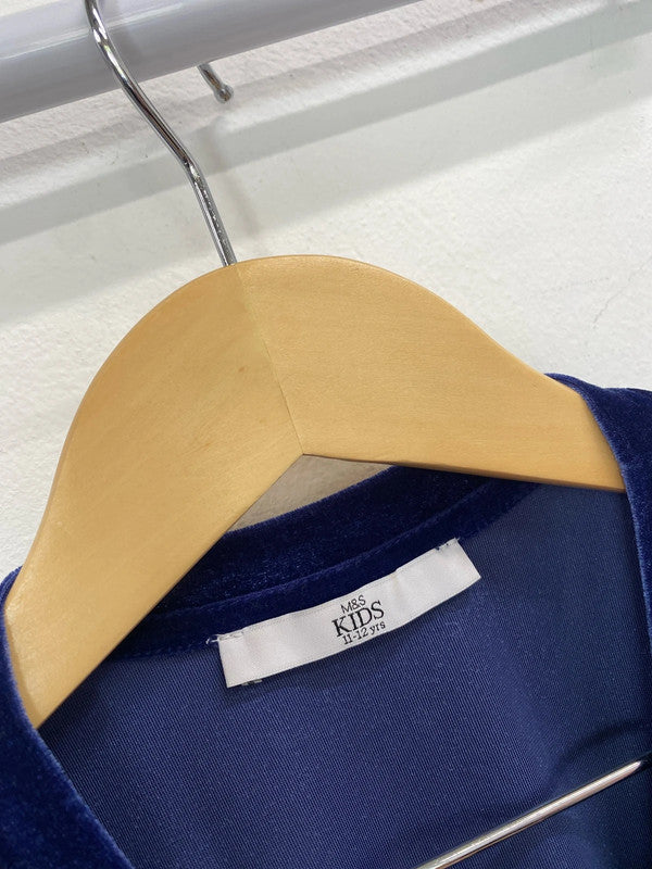 Fabulous duo of Girls sparkly velvet dresses Age 11-12 M&S #27 SW461