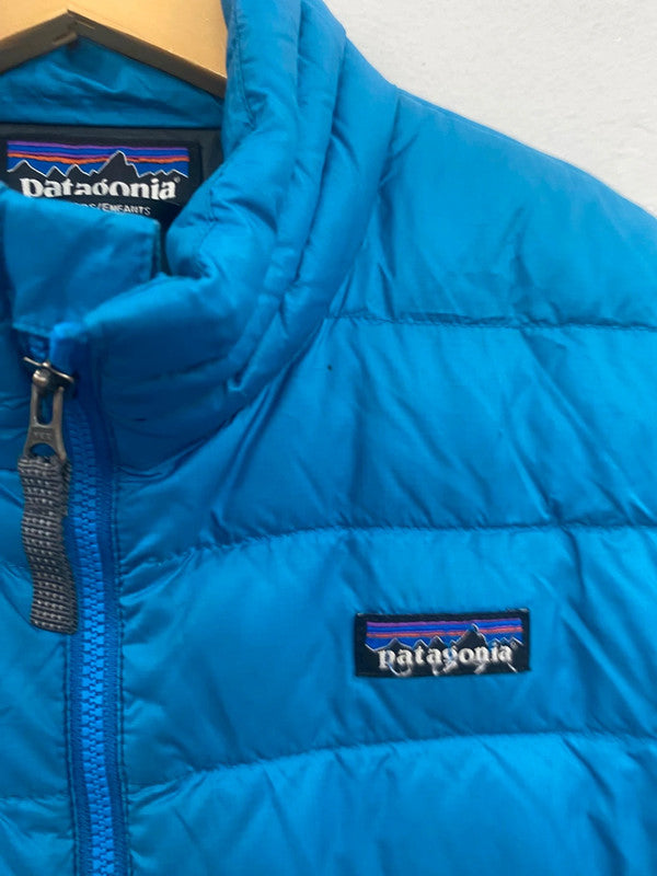 Fabulous Berghaus down Puffer Jacket Age 7-8 Light Blue teal SW461