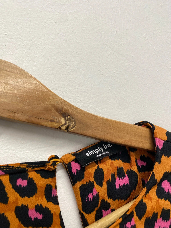 Gorgeous bundle pattern blouses leopard autumn simply be river island UK 12 #11 LF001