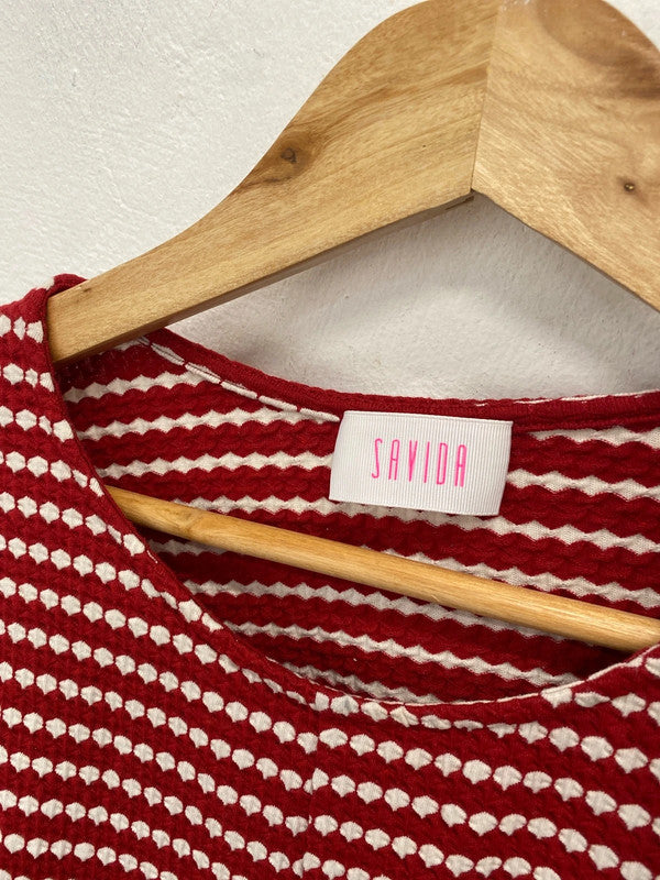 Fabulous duo spotted peplum tops savida UK 12 #12 LF001