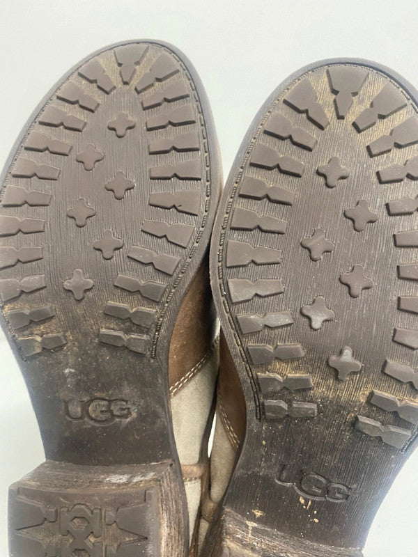 Fabulous UGG Patsy ankle strap western Boots UK4.5 Brown TG465