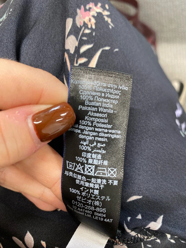 Gorgeous next black floral kimono cruise UK L CC001