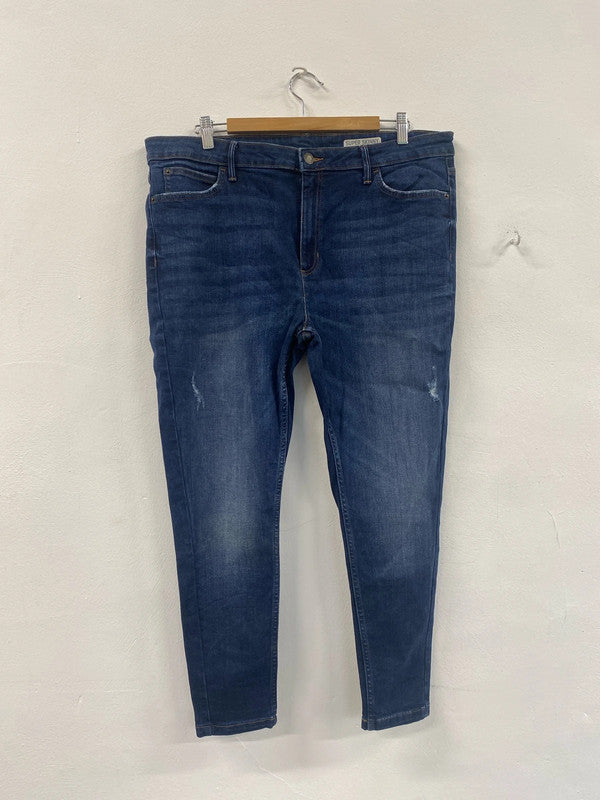 Fabulous m&S Super skinny lightly distressed Uk18 Short Jeans Classic CC001