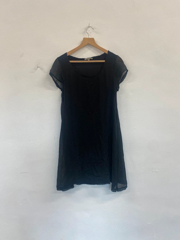 Fabulous Jigsaw Silk Tunic boho loose fit dress UkM SM467