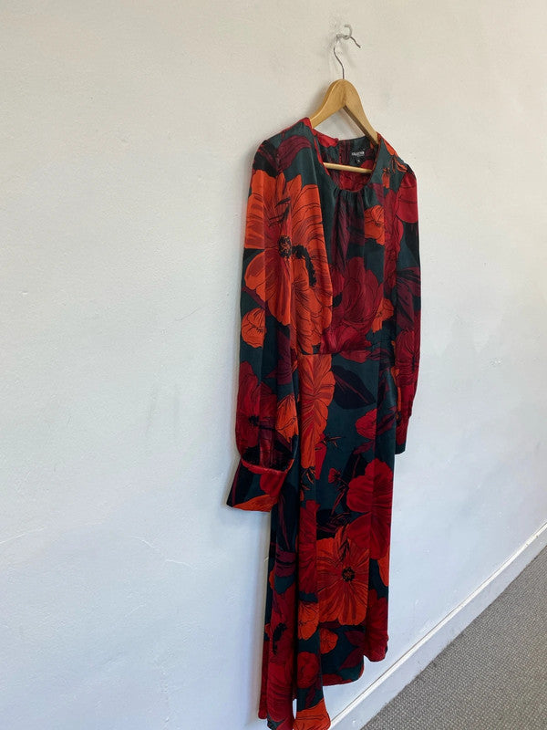 Fabulous Floral Super chic slink Midi dress Uk16 autumnal The Collection EP468