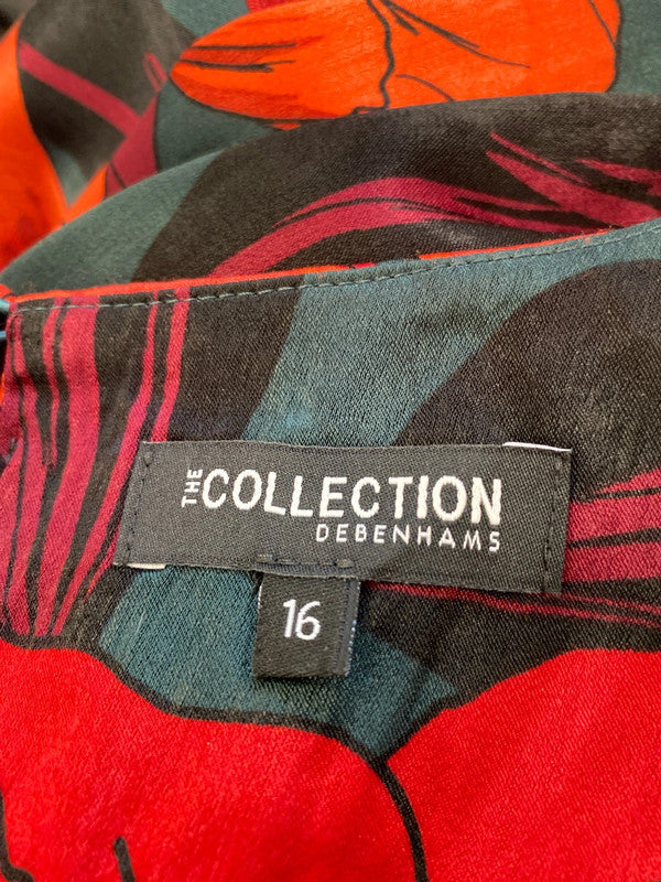 Fabulous Floral Super chic slink Midi dress Uk16 autumnal The Collection EP468