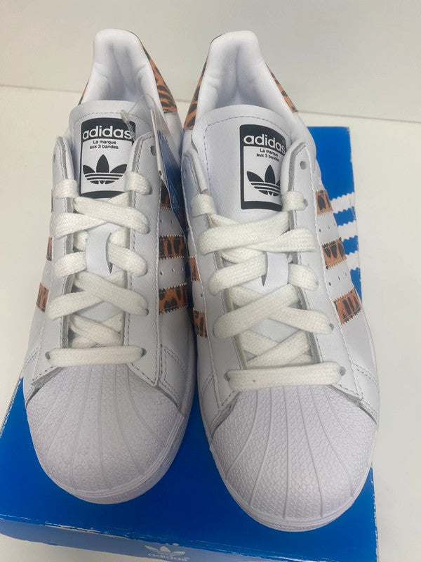 Fabulous Superstar Adidas Leopard Uk4 New classics LB010
