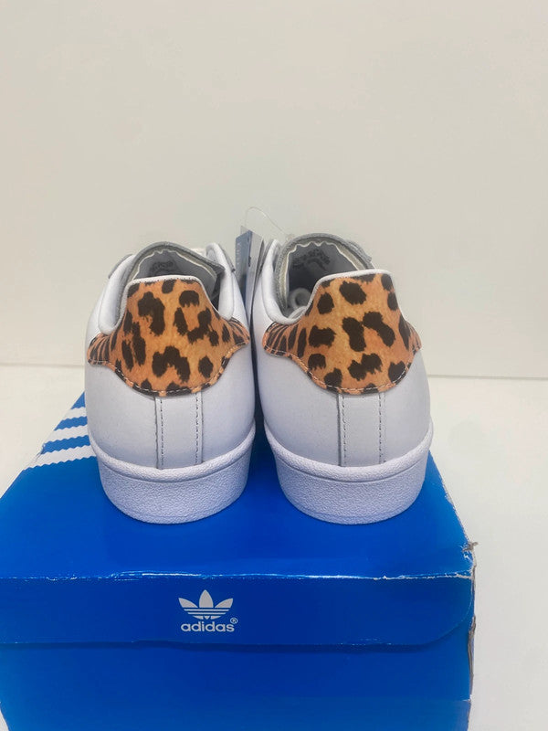 Fabulous Superstar Adidas Leopard Uk4 New classics LB010