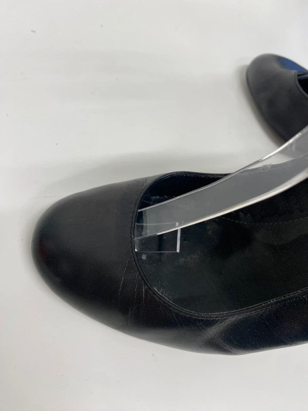 Iconic Ted Baker black heels Y2K boho straps leather Uk5 CF477