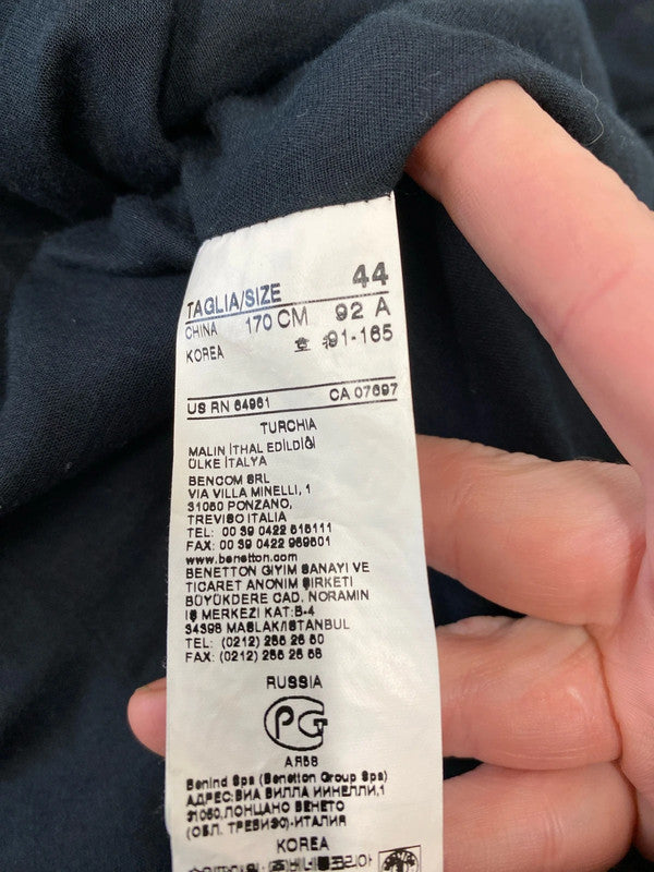 Fab United Colours Benneton Linen blazer military style Uk12 KD001