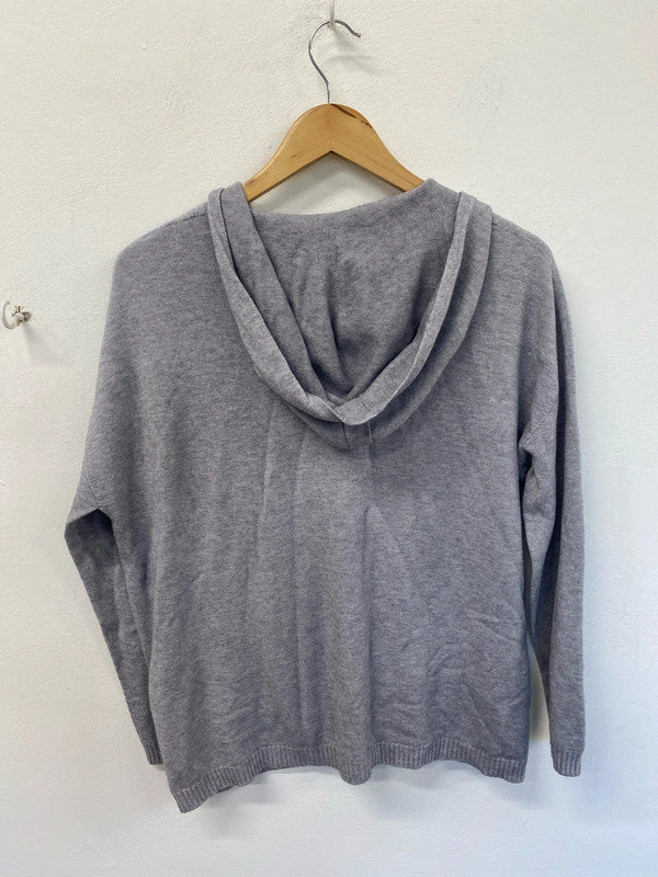 Gorgeous Oltre soft grey hoody knit S/M FE001