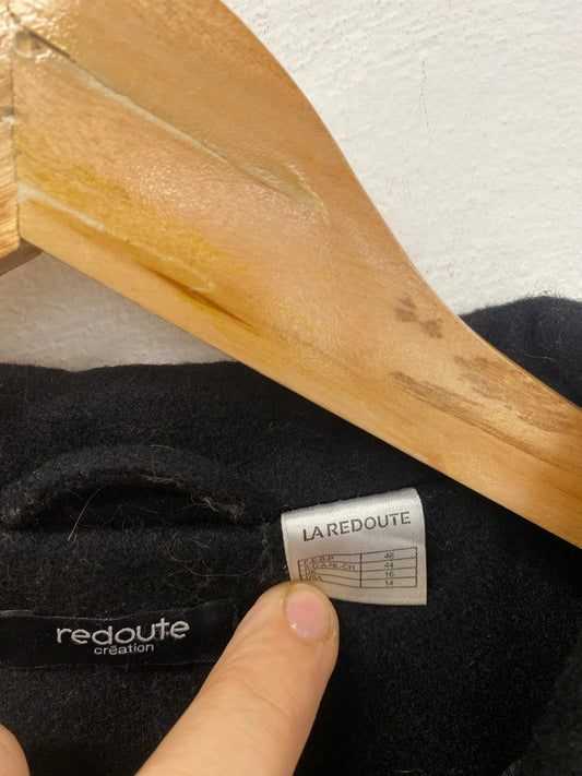 Classic La Redoute Peacoat double breasted 16 black KM003