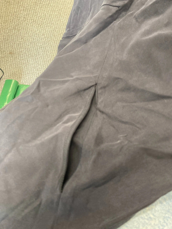 Stunning Viz a Viz slinky tunic top with pockets navy / charcoal grey UkS MM005