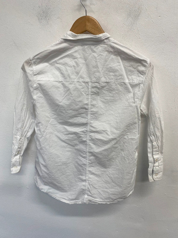 Lovely massimo dutti half sleeve white shirt UK 8 MS002