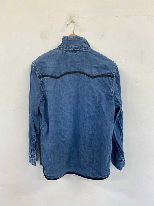 Zara Fabulous Denim Shacket Size S JM005