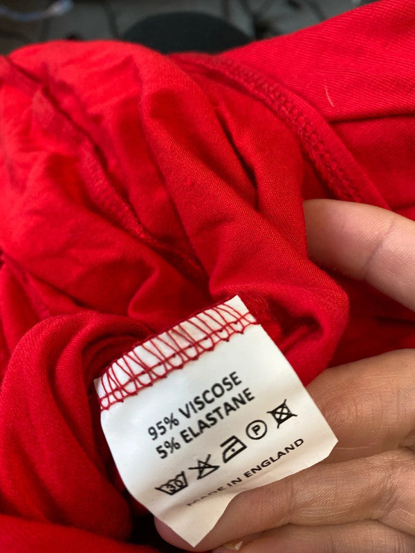 Fabulous Love red maxi dress casual classic UkS New KA001