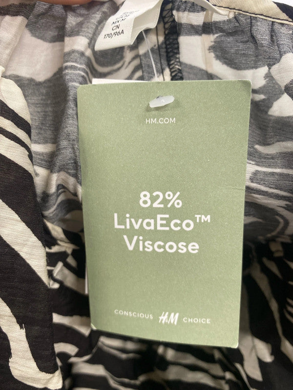 Stylish H&M zebra tunic dress uk 10 KS002