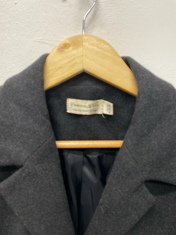 Fabulous Charlotte Halton Grey Wool Blend Blazer Uk12 MM005