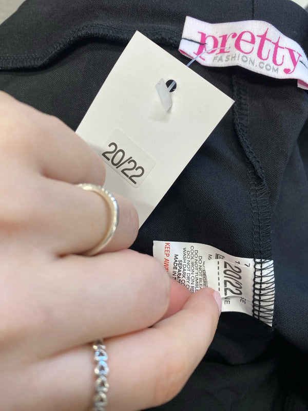 Stunning pretty fashion active leggings black UK 20/22 RM002