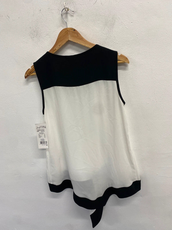 Stunning Joseph Ribkoff Black White Longline Tunic New With Tags UK 10 KM004