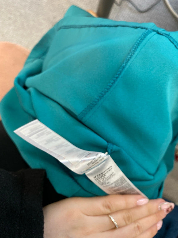 Stunning paper dolls blue black lace midi dress UK 12 SG090