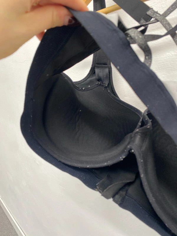 Lovely bundle 19 black sports bras Victoria secret Ryder cup UK M DS002