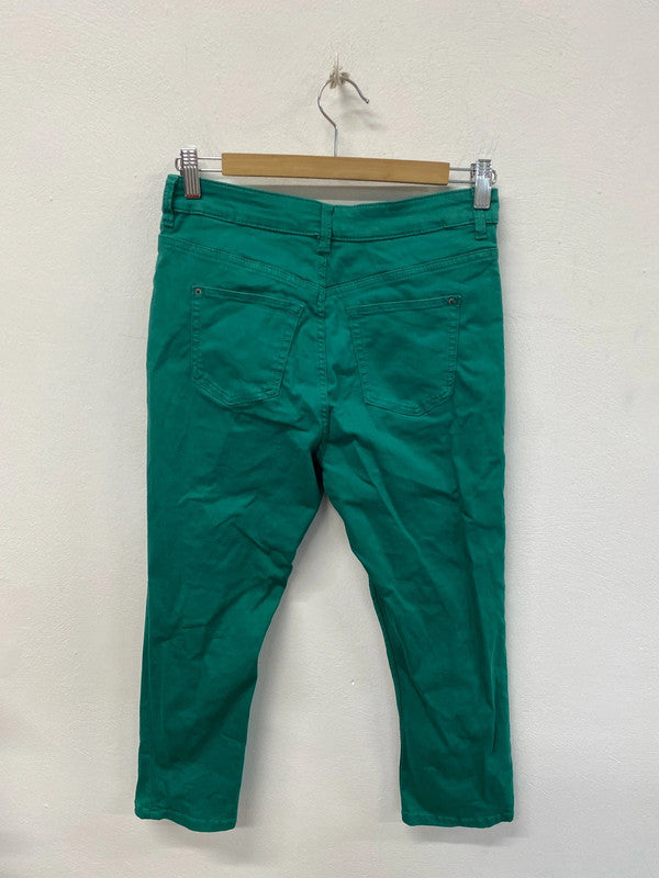 M&S Fabulous Emerald Green Skinny Jeans UK 10R HA001