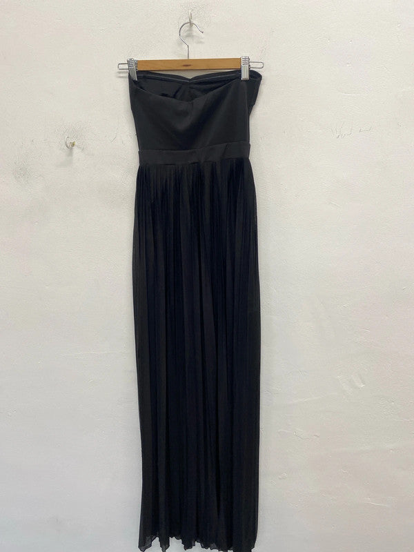Stunning river island strapless maxi prom dress fairytale UK 8 KM004