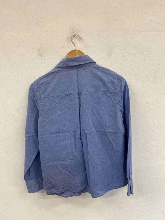 Boden Chic Light Blue Button Up Shirt UK 10 MM005