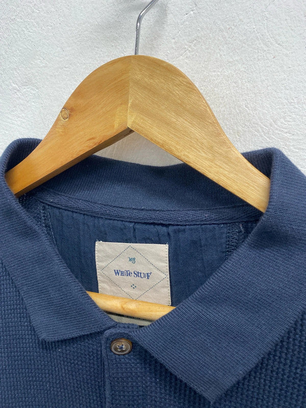 Fabulous Men’s White stuff textured polo shirt Uk L SR006