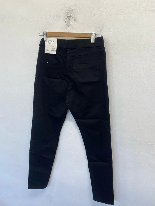 Lovely eden Dorothy black ankle grazers UK 8 AO001