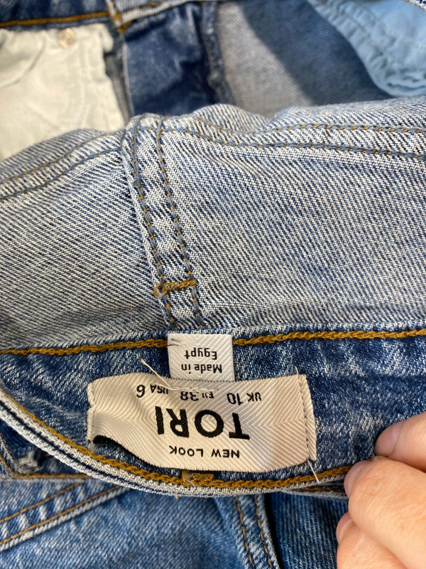 Fabulous duo of Tori New Look Jeans Uk10 blue Mom style JM008